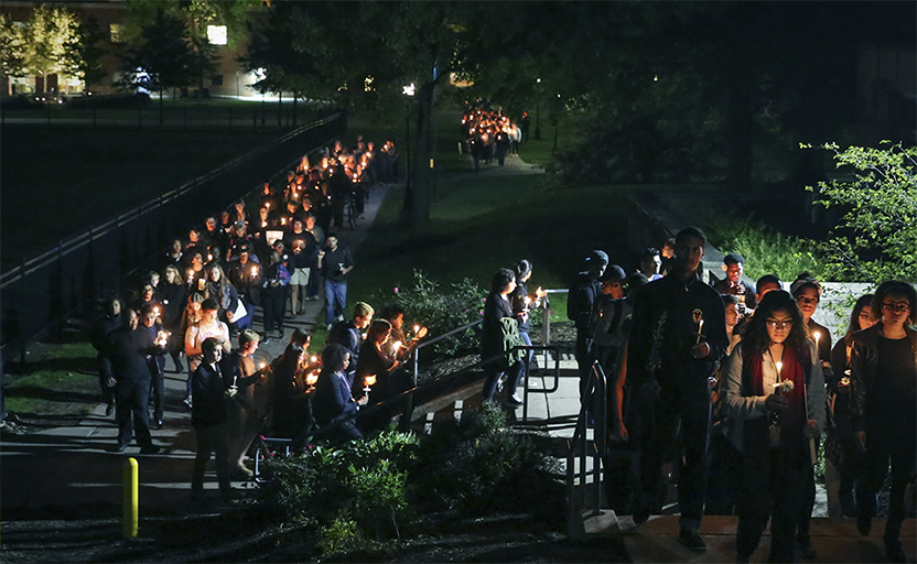 candlelight vigil